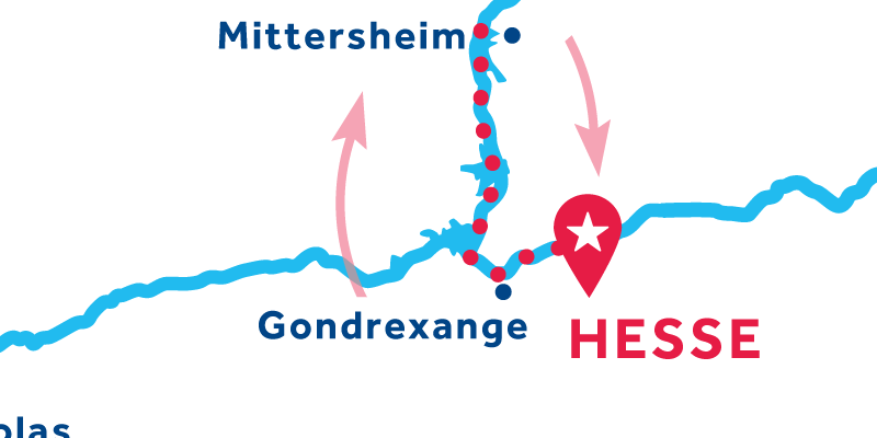 Hesse IDA Y VUELTA vía Mittersheim