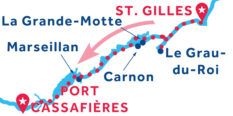 De Saint-Gilles a Port Cassafières