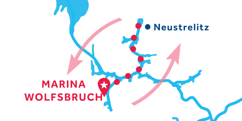 Marina Wolfsbruch IDA Y VUELTA vía Neustrelitz