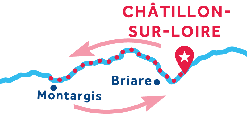 Châtillon-sur-Loire IDA Y VUELTA vía Montargis