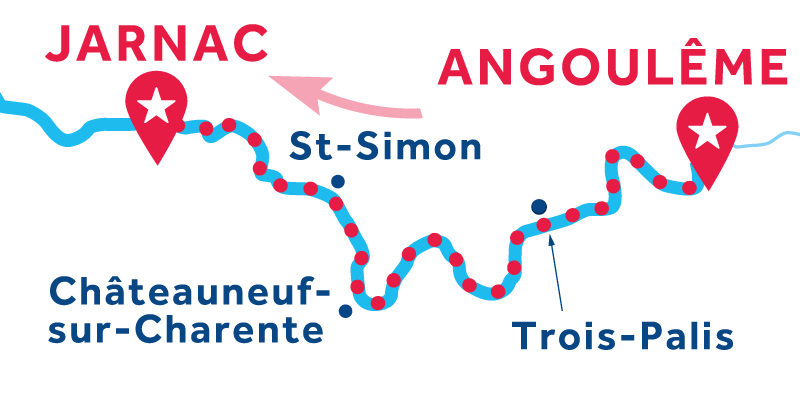 De Angoulême a Jarnac